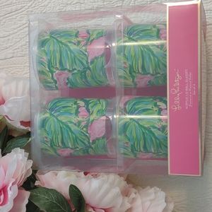 Lilly Pulitzer Acrylic Lo-ball Glasses NIP